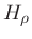 $H_{\rho}$