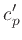 $c_p^\prime$