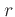 $r$