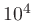 $10^4$