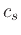 $c_s$