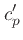 $c_p^\prime$