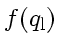 \bgroup\color{DEFcolor}$f \! \left( q_\mathrm{l} \right)$\egroup