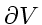 \bgroup\color{DEFcolor}$\partial V$\egroup