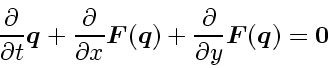 \begin{displaymath}
 \! \frac{\partial }{\partial t} \ensuremath{\mathchoice{\...
...th$\scriptstyle 0$}}
{\mbox{\boldmath$\scriptscriptstyle 0$}}}
\end{displaymath}