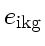 $e_{\rm ikg}$