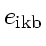 $e_{\rm ikb}$