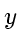 \bgroup\color{DEFcolor}$y$\egroup