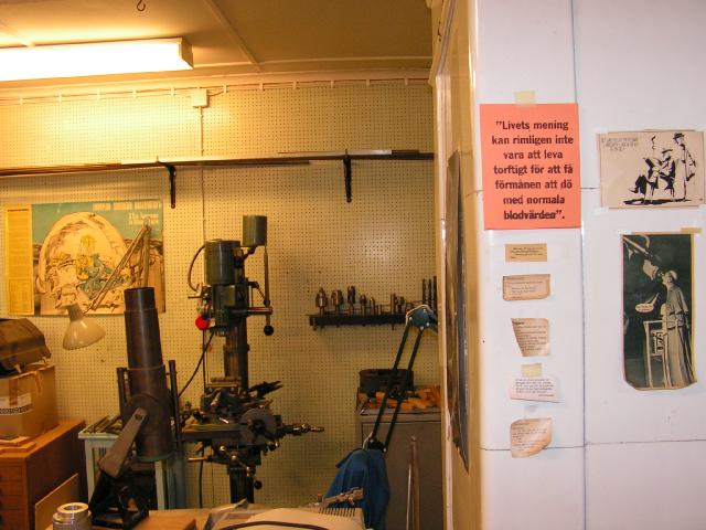 the mechanical workshop