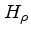 $H_{\rho}$