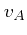 $v_{A}$