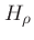 $H_{\rho}$