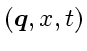 \bgroup\color{DEFcolor}$\left( \ensuremath{\mathchoice{\mbox{\boldmath$\displays...
...scriptstyle q$}}
{\mbox{\boldmath$\scriptscriptstyle q$}}}, x, t \right)$\egroup
