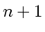 \bgroup\color{DEFcolor}$n+1$\egroup