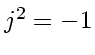 \bgroup\color{DEFcolor}$j^2=-1$\egroup