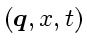 \bgroup\color{DEFcolor}$\left( \ensuremath{\mathchoice{\mbox{\boldmath$\displays...
...scriptstyle q$}}
{\mbox{\boldmath$\scriptscriptstyle q$}}}, x, t \right)$\egroup