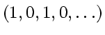 \bgroup\color{DEFcolor}$(1,0,1,0,\ldots)$\egroup