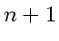 \bgroup\color{DEFcolor}$n+1$\egroup