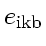$e_{\rm ikb}$