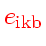 \bgroup\color{HIGH1color}$e_{\rm ikb}$\egroup